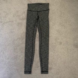Lululemon Wunder Under heathered leggings